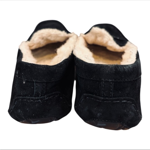 UGG Ansley Bling Edition Women’s Sheepskin Lined Black Moccasins Size 9 - Picture 4 of 8